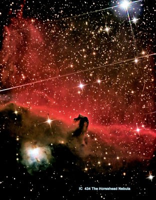 IC 434 The Horsehead Nebula Stack_531frames_11151s. ZWO 1600