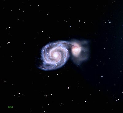 M51 Whirlpool Galaxy Stack_330frames_8250s_.