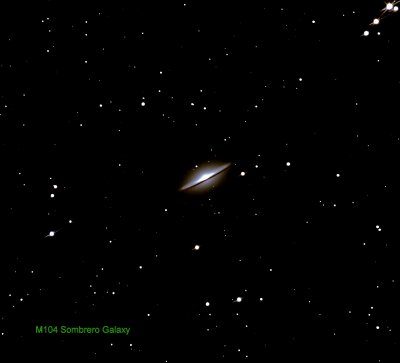 M104 sombrero galaxy  Stack 286frames 4290s