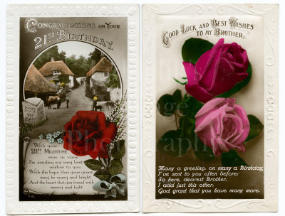 Edwardian Birthday Cards