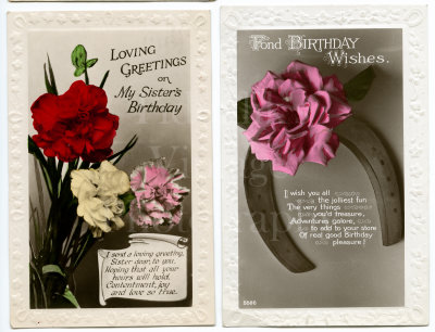 Edwardian Birthday Cards