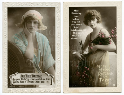 Edwardian Birthday Cards