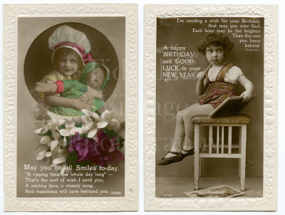 Edwardian Birthday Cards