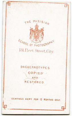 Victorian Carte de Visite CDV Photo
