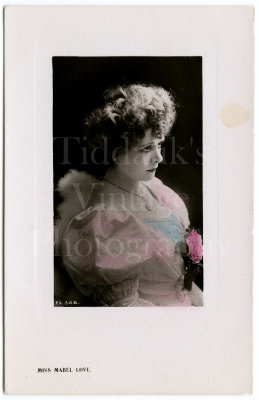 Edwardian Actress Postcard