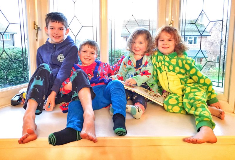 Dylan, Thomas, Jessica and Megan