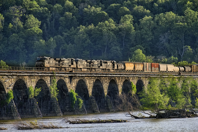 Freight Train over the Susquehanna 