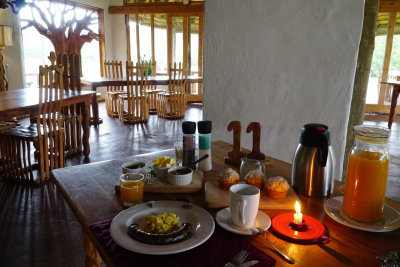 Both breakfast and all the furniture was handmade at the farm.  