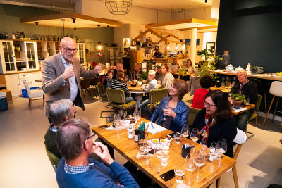 Wijnproeverij in de Keuken van Hoef en Haag