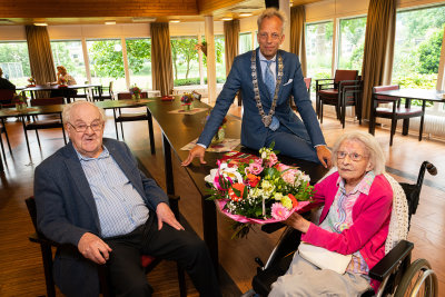 Echtpaar Appel - van der Meulen 65 jaar getrouwd