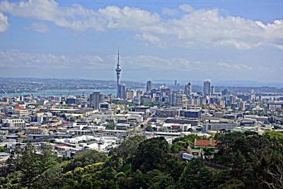 City Panorama, Auckland, New Zealand.