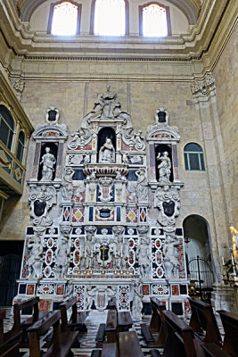 Crypt, Chapel Altar, Cathedral, Cagliari, Sardinia, Italy.