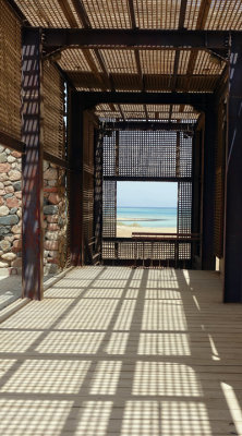 Sunlight and Shadows, Visitor Centre, Nabq National Park, Sharm el Sheikh, Egypt.