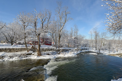 Winter Glen Falls
