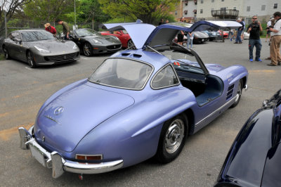 1955 Mercedes-Benz 300SL Gullwing with sticker indicating participation in 2005 Mille Miglia (5731)