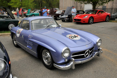 1955 Mercedes-Benz 300SL Gullwing with sticker indicating participation in 2005 Mille Miglia (5743)