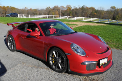 2014 Porsche 911 GT3 (991.1), Porsche Club of America, Chesapeake Region, driving tour (3963)
