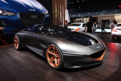 Genesis Essentia Concept electric hypercar, 2018 New York International Auto Show (0417)