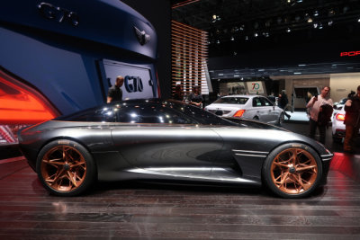 Genesis Essentia Concept electric hypercar, 2018 New York International Auto Show (0415)