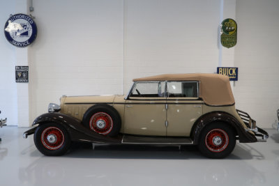 1933 Buick Model 88C Convertible Phaeton, one of 124 built, Nicola Bulgari Car Collection, NB Center, Allentown, PA (0994)