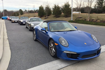 2015 Porsche 911 4S Targa, Porsche Club of America, Chesapeake Region, driving tour (7723)