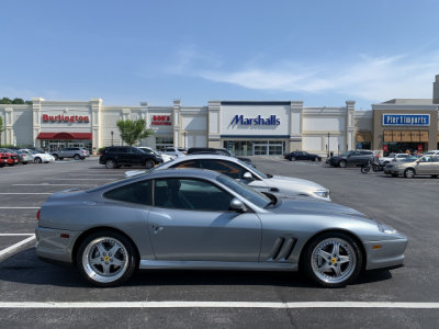 Ferrari 550 Maranello, one of 3,083 built between 1996 to 2002; photographed in Hunt Valley, Maryland (1168)