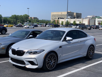 2019 BMW M2 Competition; photographed in Hunt Valley, Maryland (1172)
