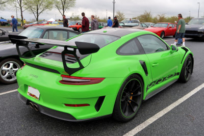 2019 Porsche 911 GT3 (991.2), spectator parking lot, Porsche Swap Meet in Hershey, PA (3296)