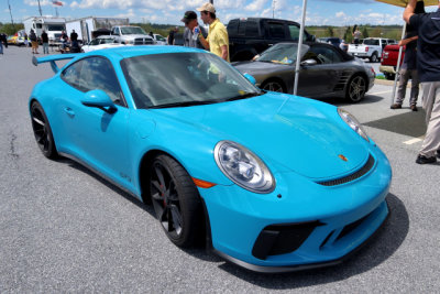 911 GT3 (991.2) in Miami Blue, Porsche Swap Meet in Hershey, PA (3395)