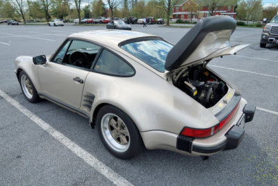 For sale at Car Corral, 1980s 911 Carrera, Turbo-Look Coupe, Porsche Swap Meet in Hershey, PA (3411)