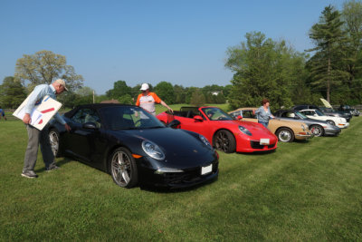 Inverness Brewing Co. of Monkton, MD, kindly provided the finish line of the PCA Chesapeake TSD Rally. (3531)