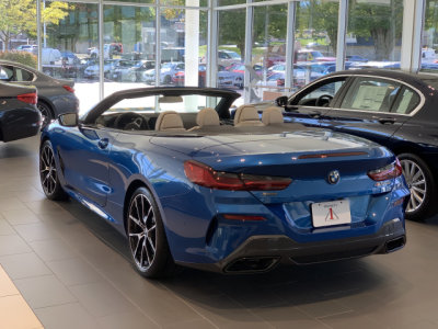 2020 BMW M850i XDrive in Sonic Blue (1967)