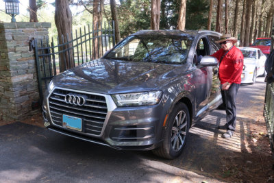 This Audi's driver and navigator finished scond in the 50th Chesapeake Challenge gimmick rally. (5019)