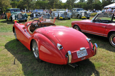 1954 Jaguar XK120 Roadster, Nick & Buzzi Cannistraro, Annapolis, MD (7703)