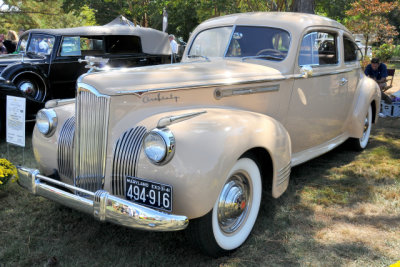 1941 Packard Super Eight 160 Club Coupe, James Rosenthal. Packard started to blend headlights into front fenders in 1941. (7493)