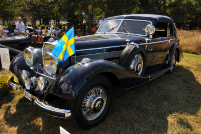 1938 Mercedes-Benz 540K Cabriolet by Norrmalm, only Mercedes with coachwork by Norrmalm, Robert S. Jepson, Jr., GA (7565)