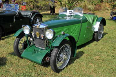1933 MG J2 Roadster, in Dublin Green & Ulster Green, Brent Gerity, Eldersburg, MD (7746)
