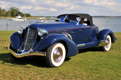 MOST Elegant Pre-War Open Car: 1935 Auburn Model 851SC Boattail Speedster, Capricorn Collection, MacLean, VA (7864)