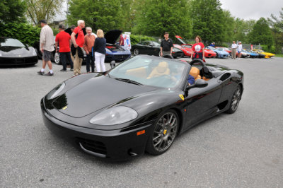 2000s Ferrari 360 Spider, Radcliffe Motorcar Co.'s Vintage Ferrari Event and All-Italian Car Show, Reisterstown, MD (6252)