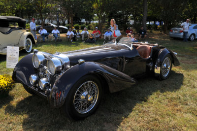 1937 Jaguar SS 100, 2019 St. Michaels Concours d'Elegance, Maryland (7551)