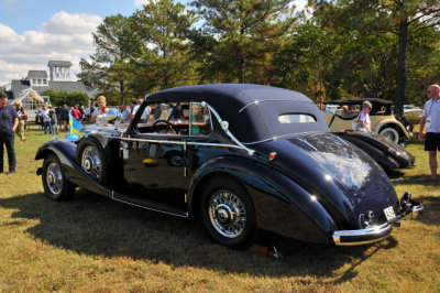 1938 Mercedes-Benz 540K Cabriolet, only Mercedes with Norrmalm coachwork, 2019 St. Michaels Concours d'Elegance, Maryland (7567)
