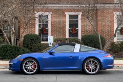 2015 Porsche 911 Targa 4S in Sapphire Blue Metallic (991.1), Middleburg, VA ( 0299)