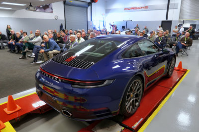 2020 Porsche 911 Carrera S in Gentian Blue Metallic (992), 2019 Porsche Club of America Tech Tactics East, Easton, PA (2558)