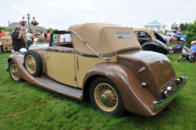 1934 Hispano-Suiza K6 Cabriolet by Fernandez & Darrin, Morton Bullock, Ruxton, MD, The Elegance at Hershey, PA, 2015 (1426)