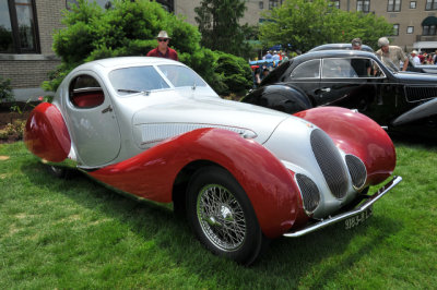 1937 Talbot-Lago T-150 SS by Figoni & Falaschi, 1 of 14, J.W. Marriott, Jr., Edinburg, VA, Elegance at Hershey, PA, 2015 (1616)