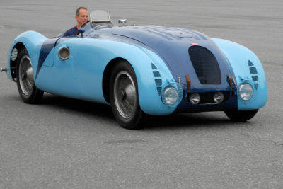 1936 Bugatti 57G Tank ... This particular car won the 1937 24 Hours of Le Mans. (1982)