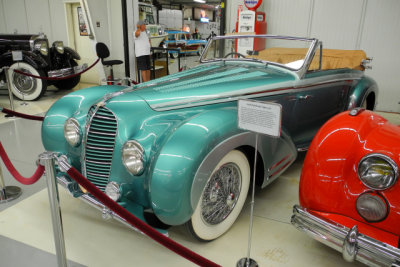 1948 Delahaye Type 135 by Henri Chapron at the Cussler Auto Museum in Arvada, Colorado (7868)