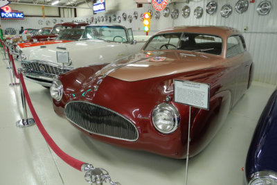 1951 Talbot-Lago T-26 Grand Sport Record by Ghia at the Cussler Auto Museum in Arvada, Colorado (7903)