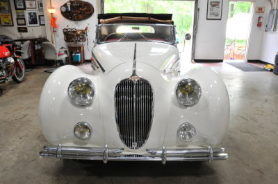 1948 Delahaye 135M Cabriolet, coachwork by Figoni & Falaschi, at Radcliffe Motorcars' 2019 Open House, Reisterstown, MD (6511)