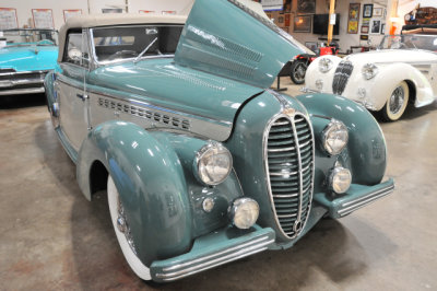 1947 Delahaye 135M Cabriolet w/ 1949 coachwrok by A.B. Guillore at Radcliffe Motorcars' 2019 Open House, Reisterstown MD (6547)